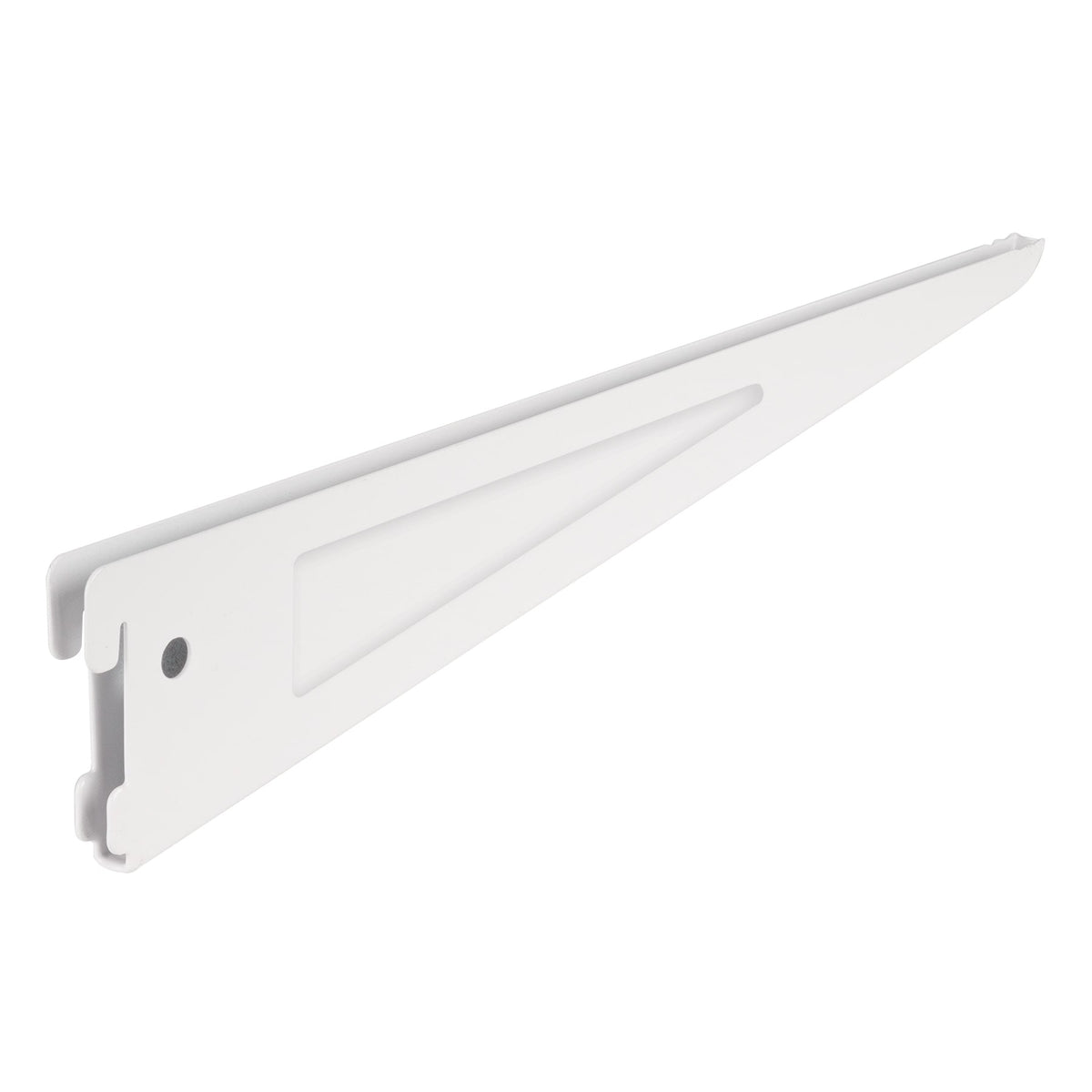 Ménsula Plana Blanca para Cremallera Doble, 37 cm, Fiero