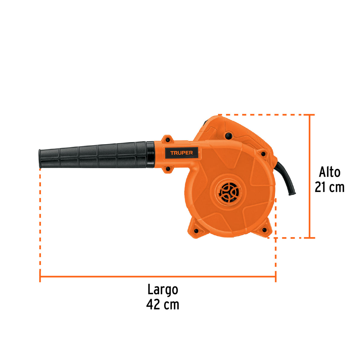 Sopladora/Aspiradora Eléctrica 650 W, Truper