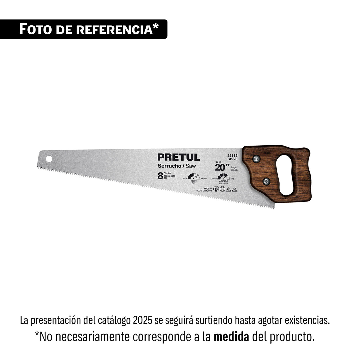 Serrucho 18' Pretul