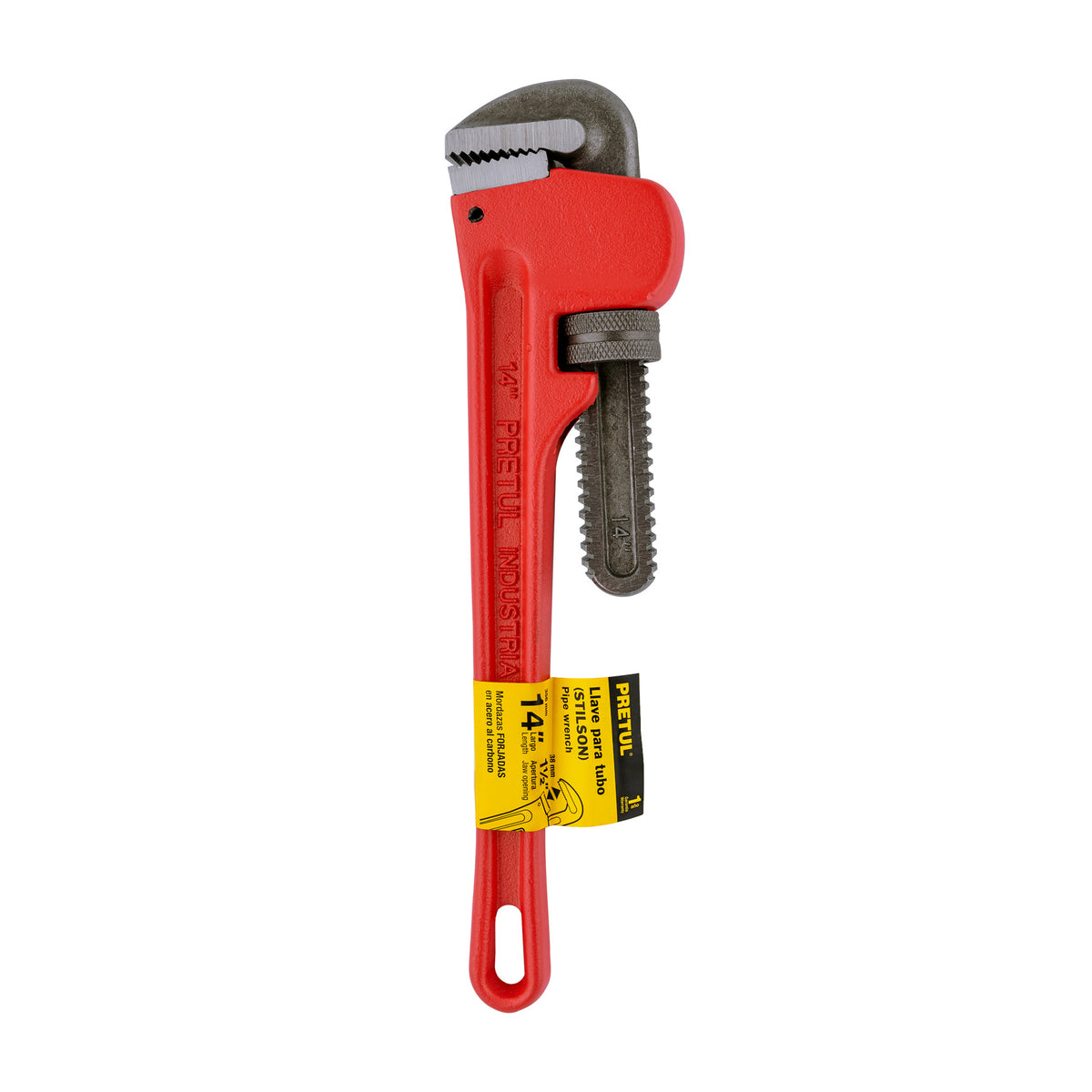 Llave Stilson 14' Cuerpo de Hierro Maleable, Pretul