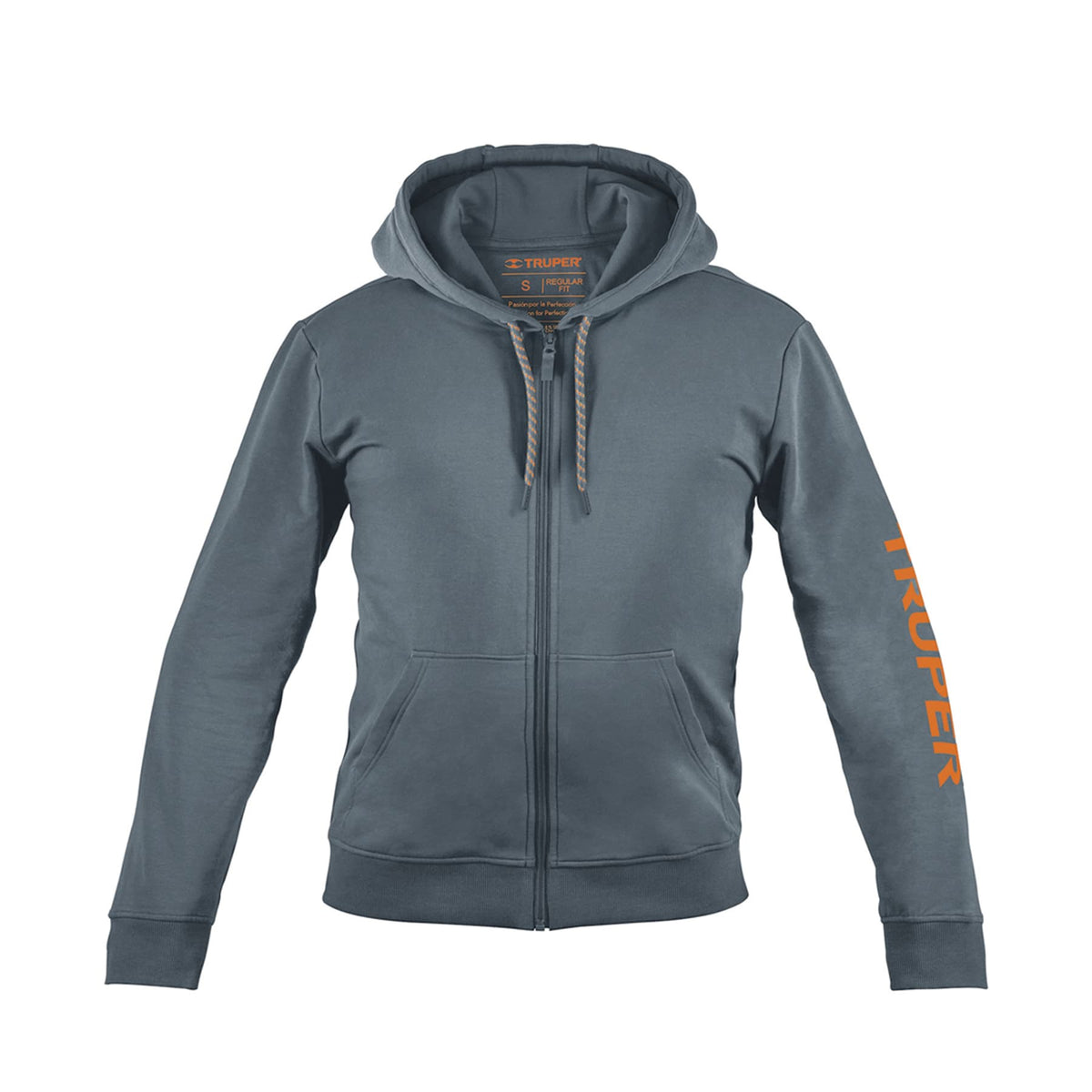 Sudadera Gris para Caballero, Talla Ch, Truper