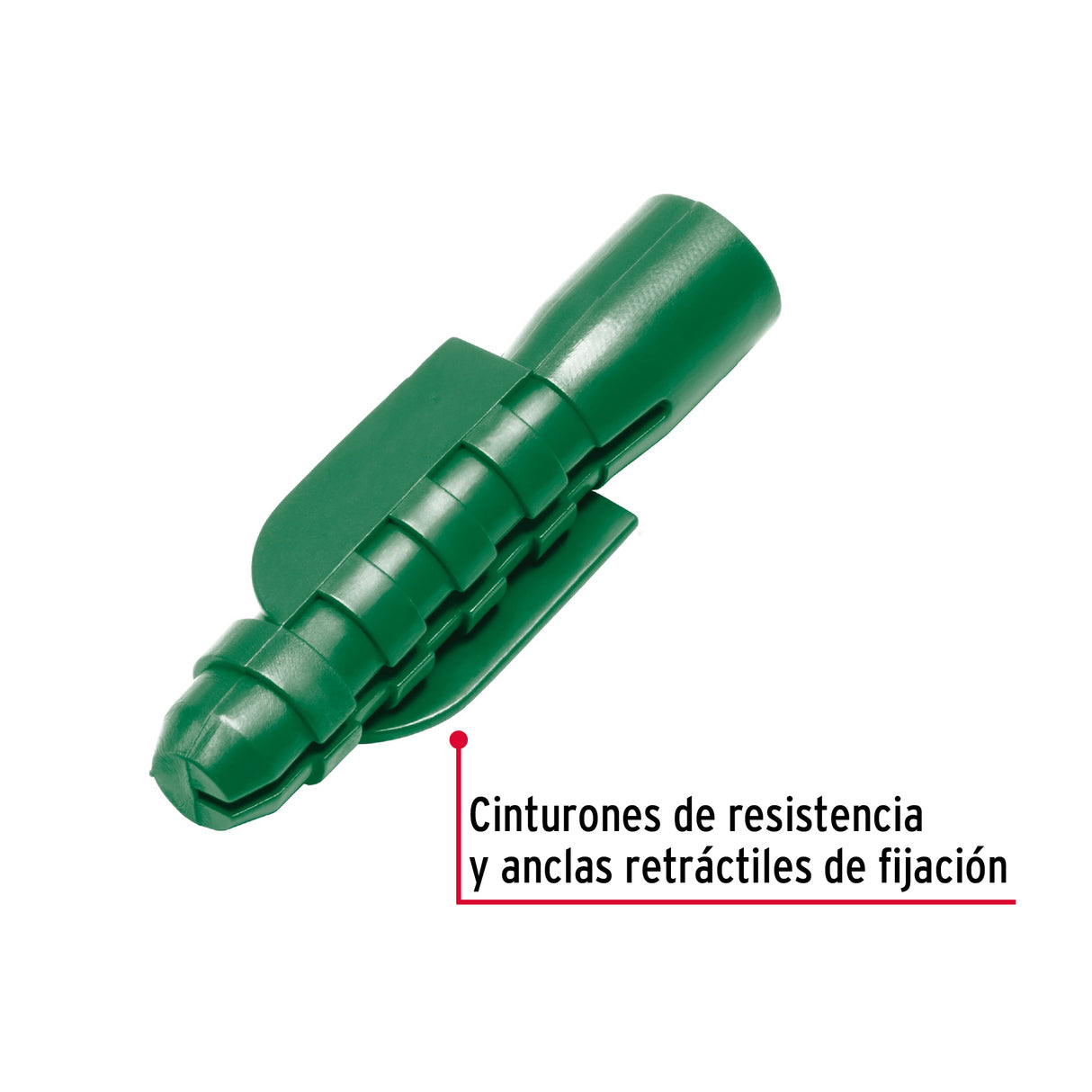 Bolsa con 20 Taquetes de Plástico 1/2', Fiero