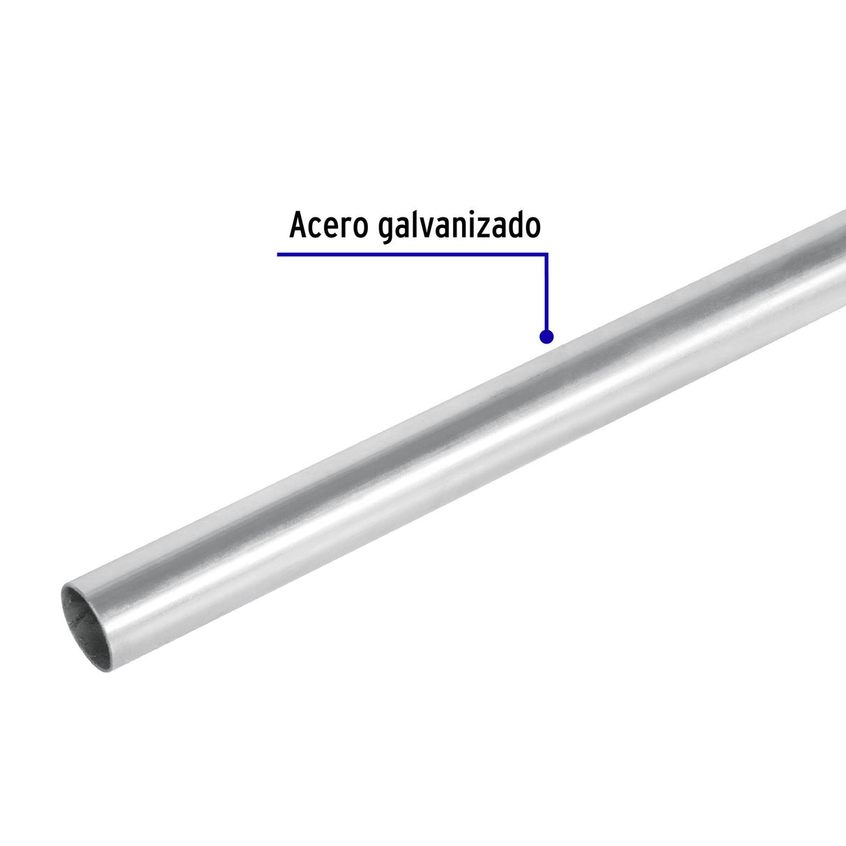Tubo Conduit 1/2' Pared Extra Delgada (0.7 mm), Et. Azul 3 m
