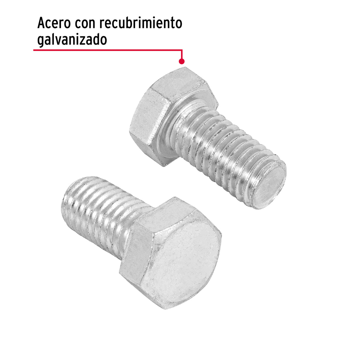 Bolsa con 40 Tornillos 1/2' X 1' Tipo Máquina, Fiero