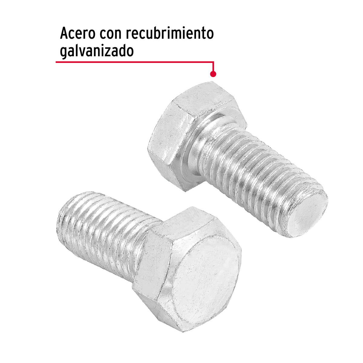 Bolsa con 6 Tornillos 3/4' X 1-1/2' Tipo Máquina, Fiero