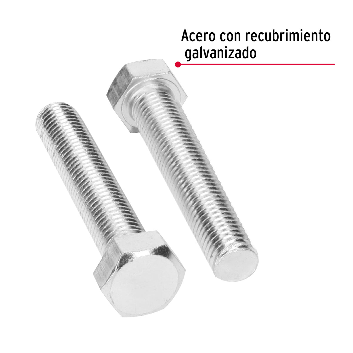 Bolsa con 4 Tornillos 3/4' X 4' Tipo Máquina, Fiero