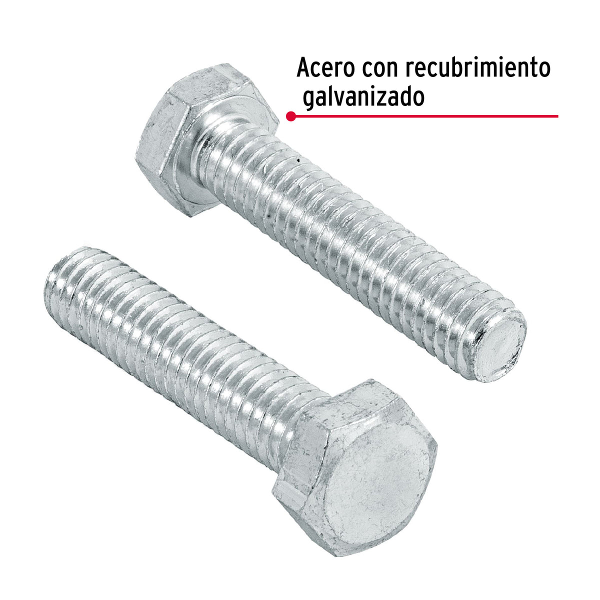 Bolsa con 50 Tornillos 5/16' X 1-1/2' Tipo Máquina, Fiero