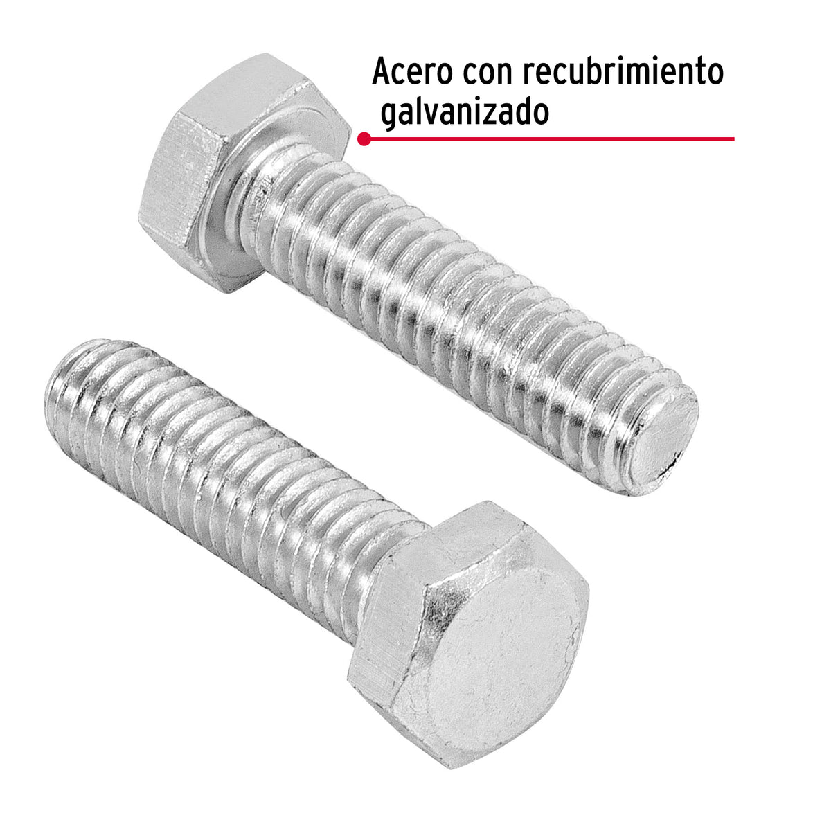 Bolsa con 60 Tornillos 5/16' X 1-1/4' Tipo Máquina, Fiero