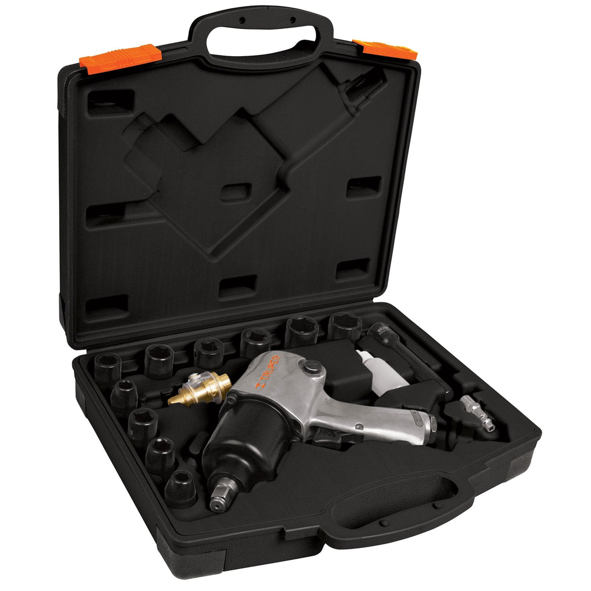 Kit de Llave (Pistola) de Impacto 1/2' Ind, Estuche Plástico