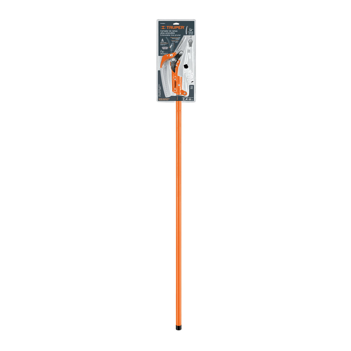 Cortador de Ramas Altas Mango Telescópico 2.4 m Aluminio