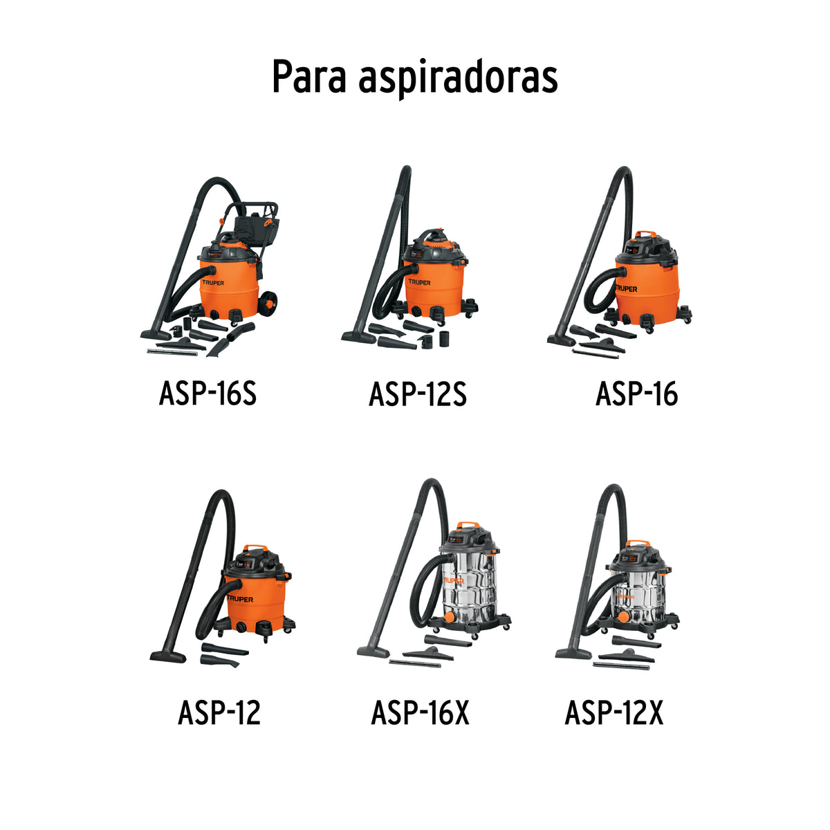 Tubo de Extensión para Aspiradoras 12 y 16 Gal, Truper