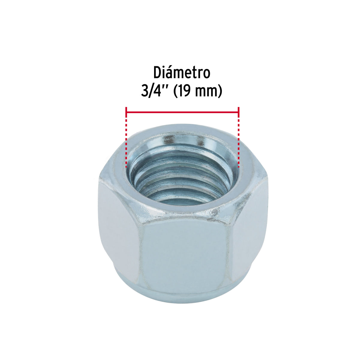 Bolsa con 15 Tuercas de Seguridad, 3/4', Fiero