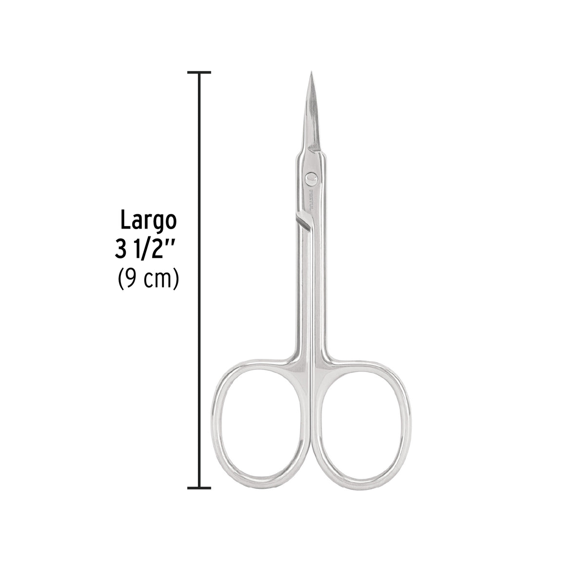 Tijera para Manicure 3-1/2', Punta Extrafina, Pretul