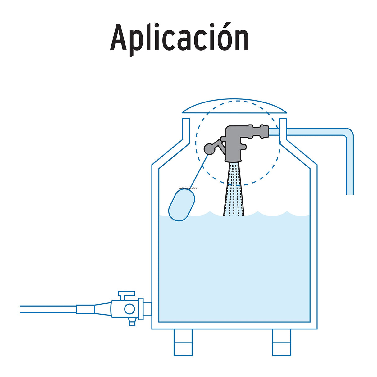 Válvula Plástica de Llenado para Flotador, 1/2', Foset