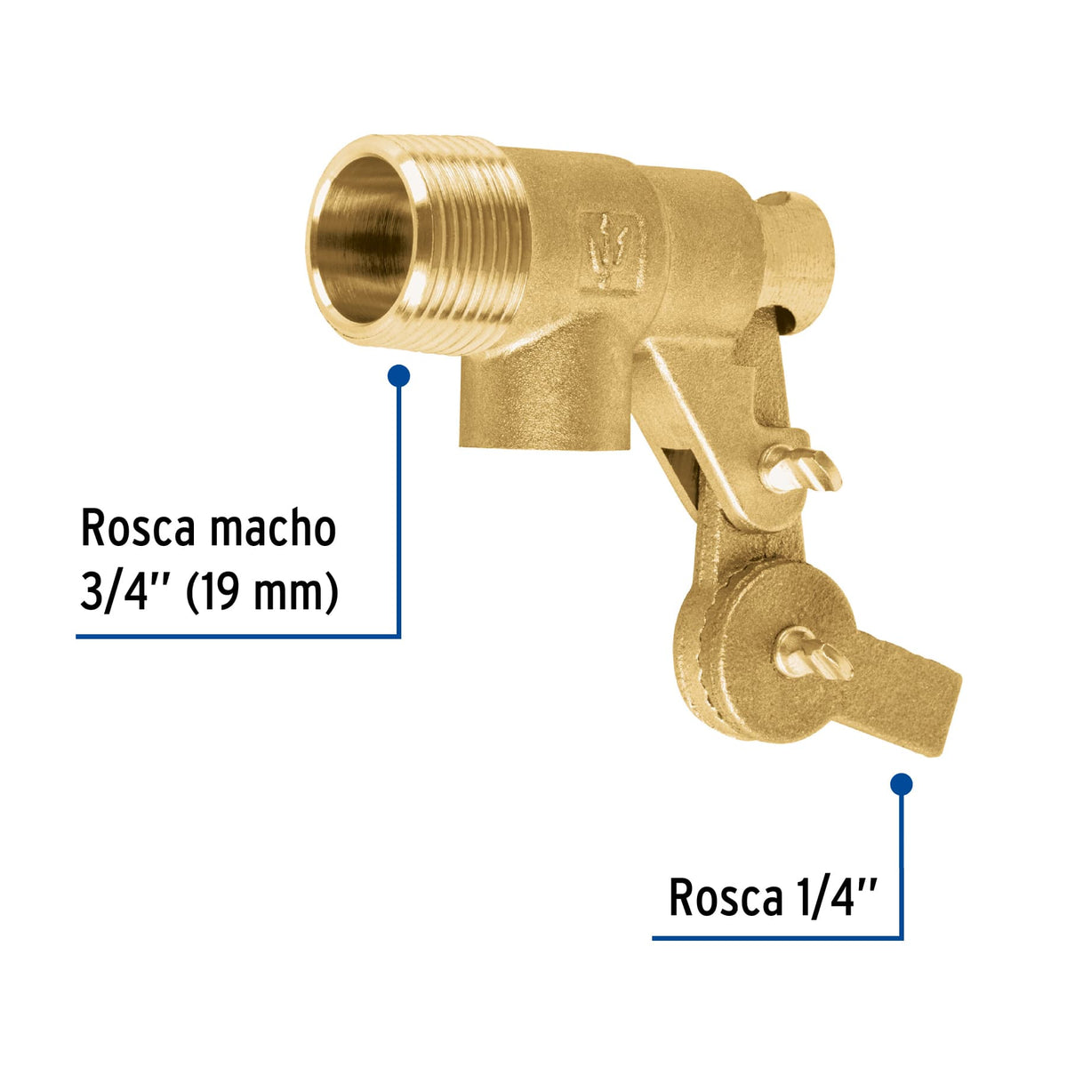 Válvula de Flotador de Latón 3/4', Foset