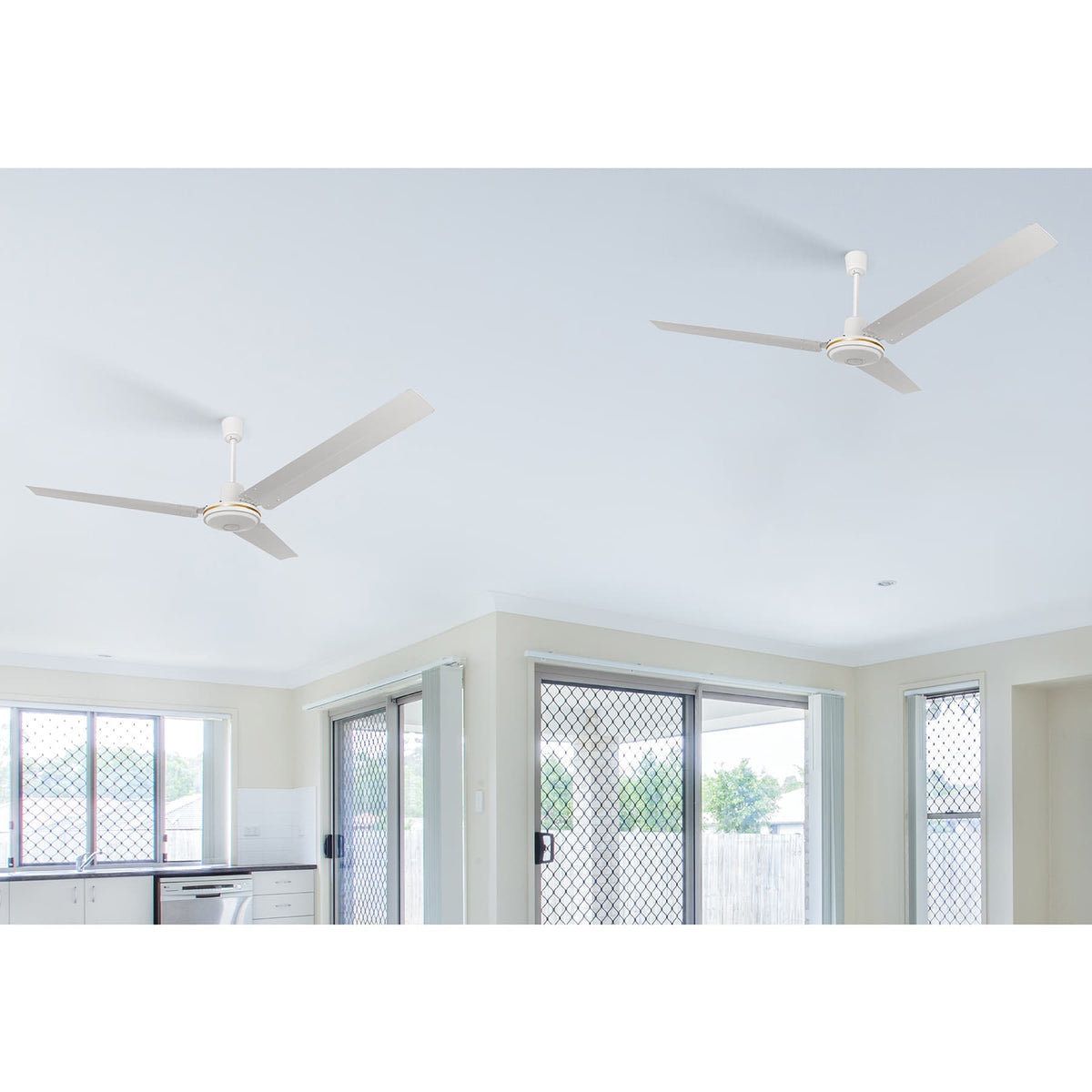 Ventilador de Techo para Interior, 56', Blanco, Volteck