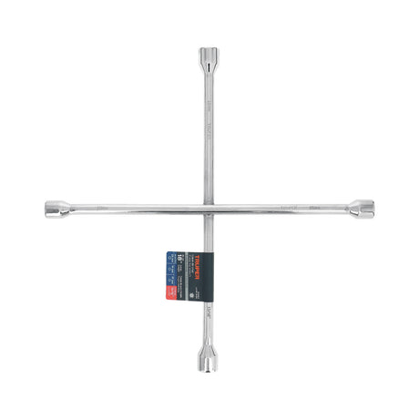 Llave de cruz 18', bocas 17, 19, 22 mm y 13/16', Truper