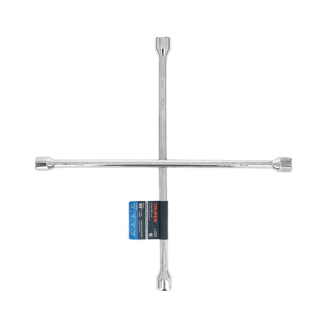 Llave de cruz 18', bocas 17, 19, 21 y 23 mm, Truper