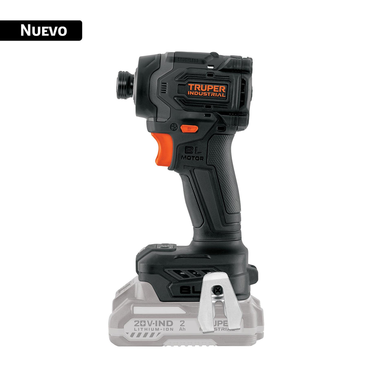 Destornillador de impacto 1/4' 20 V, sin accesorios, Truper Industrial