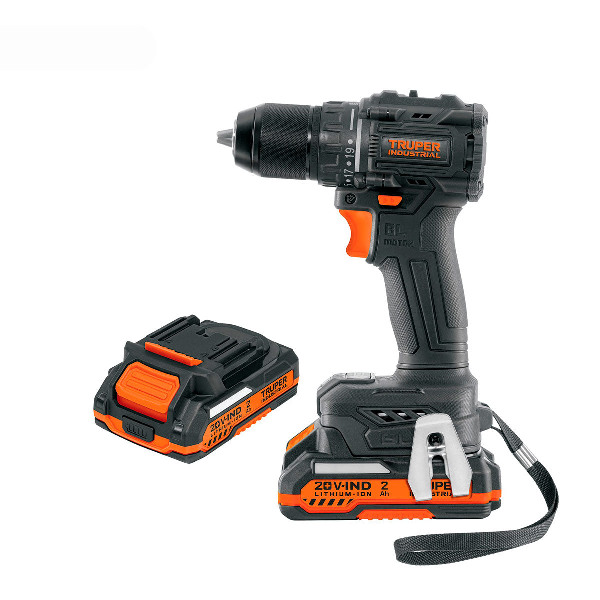 Taladro/destornillador 1/2', 20 V, 70 Nm, 2 baterías 2 Ah