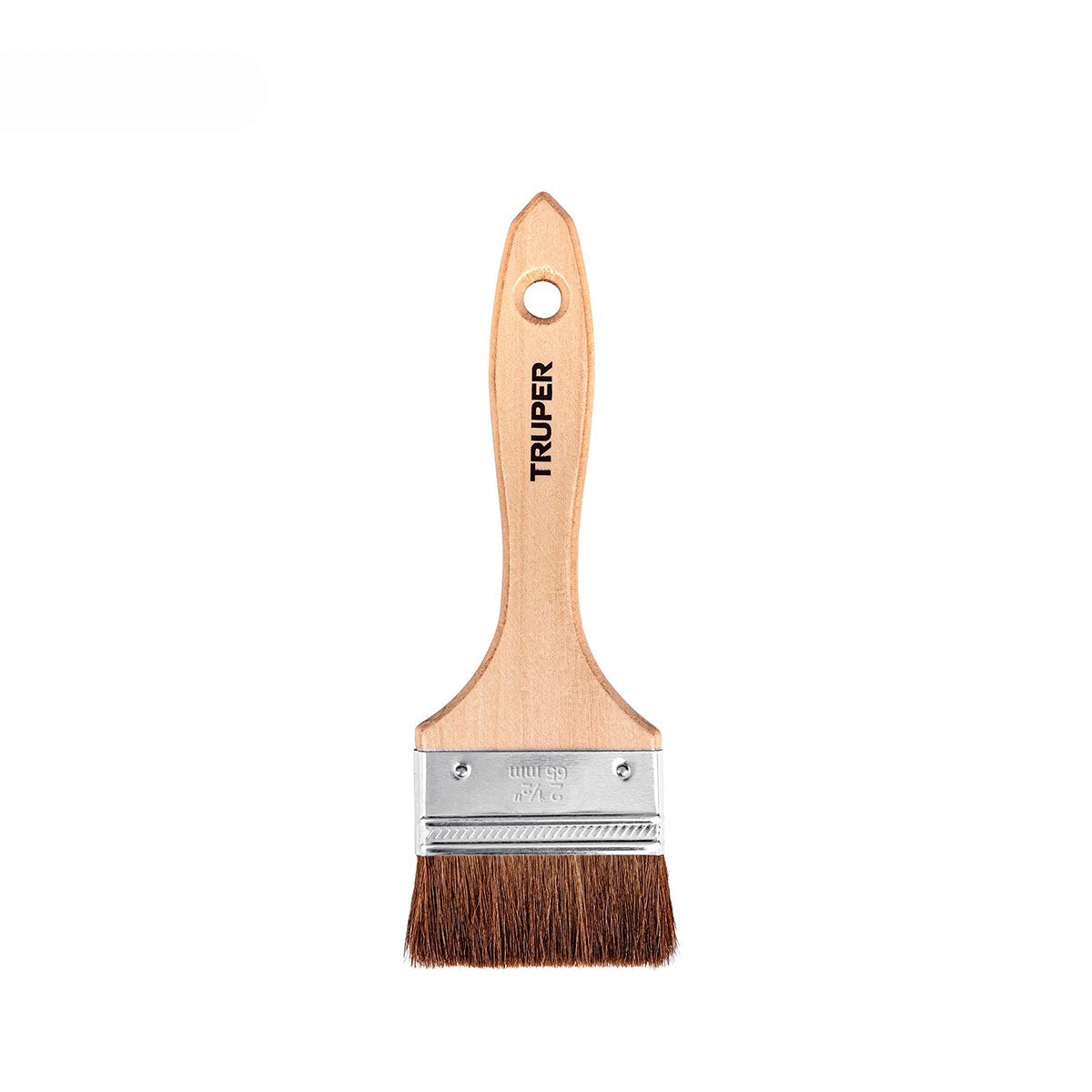 Brocha pelo de camello de 2-1/2' con mango de madera, Truper