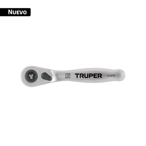 Matraca mini cuadro 1/4' para puntas y dados, Truper