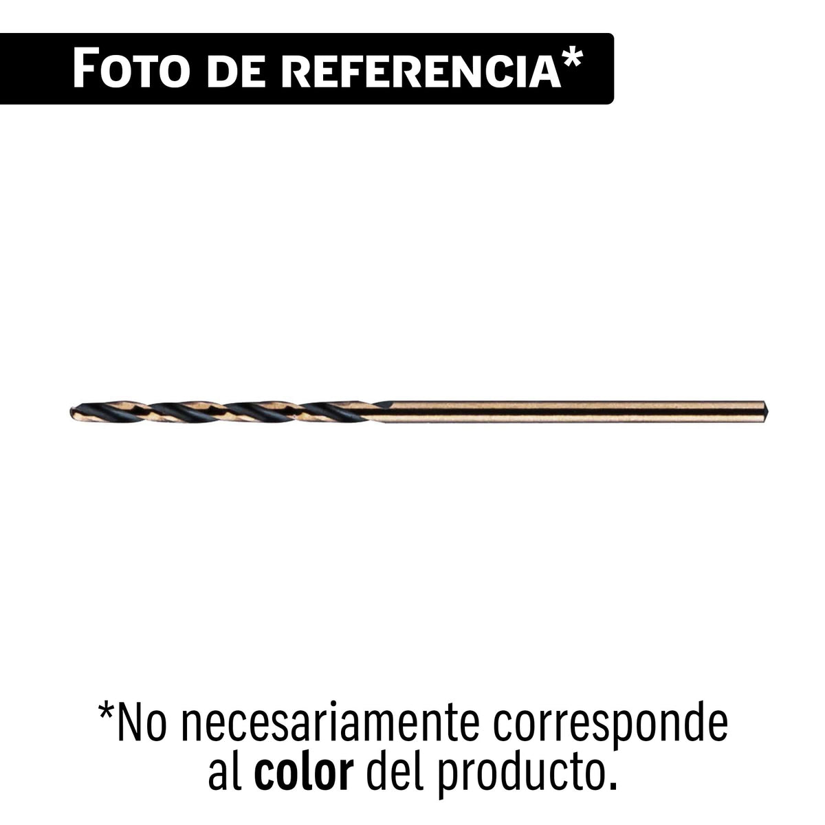 Broca HSS 1/16' TruGold para metal en blister, Expert