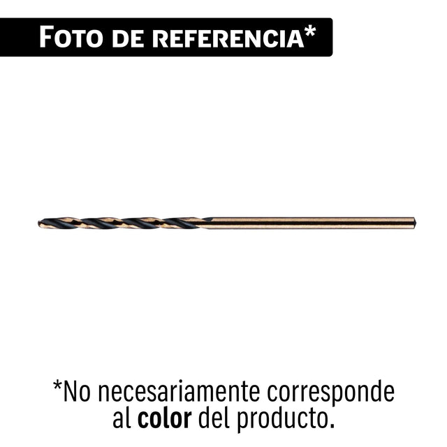 Broca HSS 1/16' TruGold para metal en blister, Expert