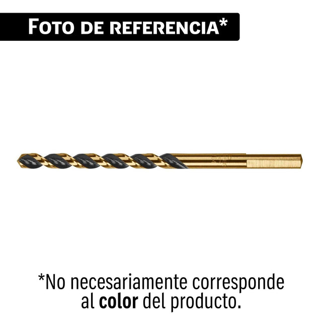 Broca HSS 13/64' TruGold para metal en blister, Expert