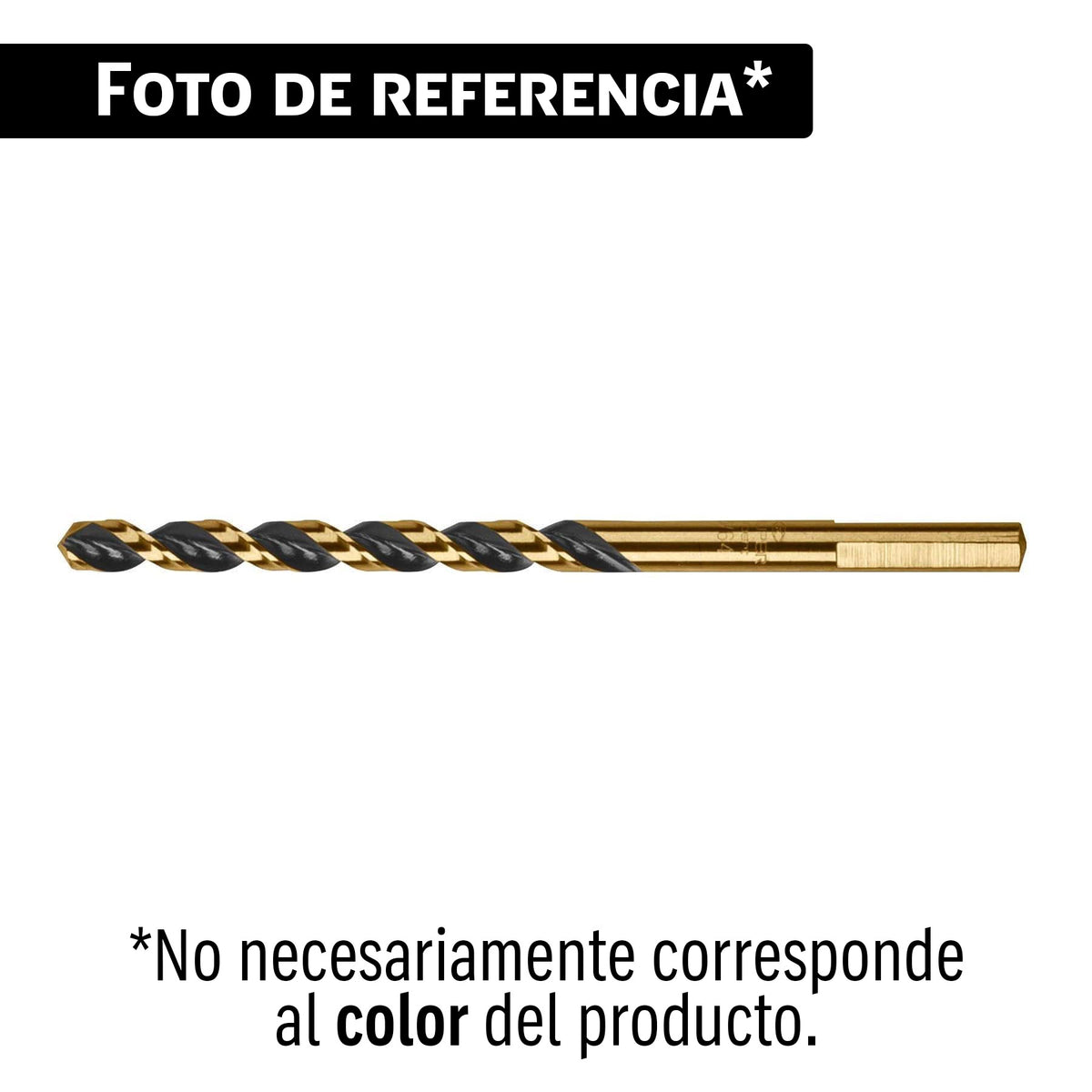 Broca HSS 15/64' TruGold para metal en blister, Expert