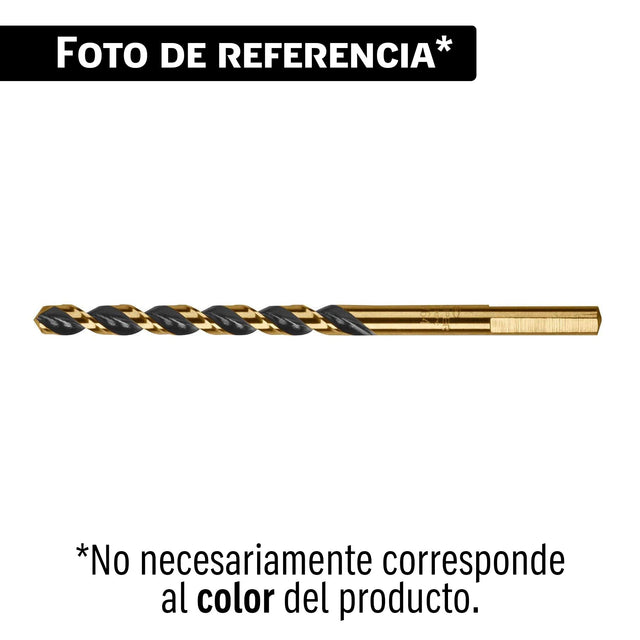 Broca HSS 15/64' TruGold para metal en blister, Expert