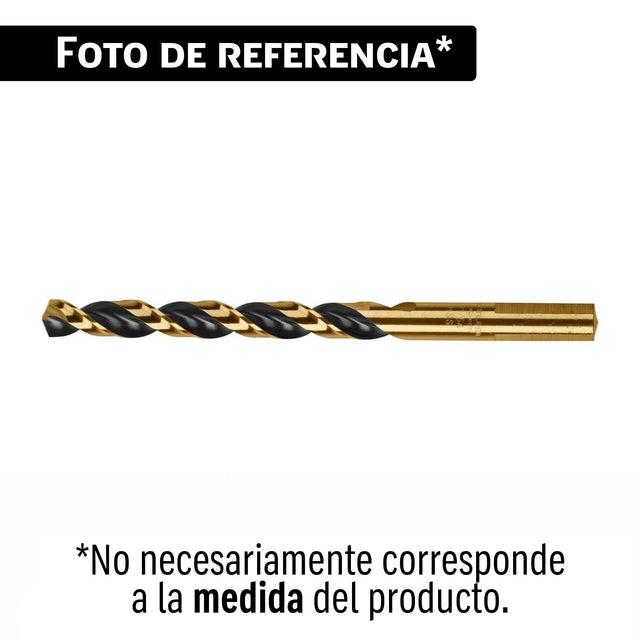 Broca HSS 21/64' TruGold para metal en blister, Expert