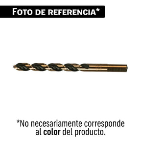 Broca HSS 11/32' TruGold para metal en blister, Expert