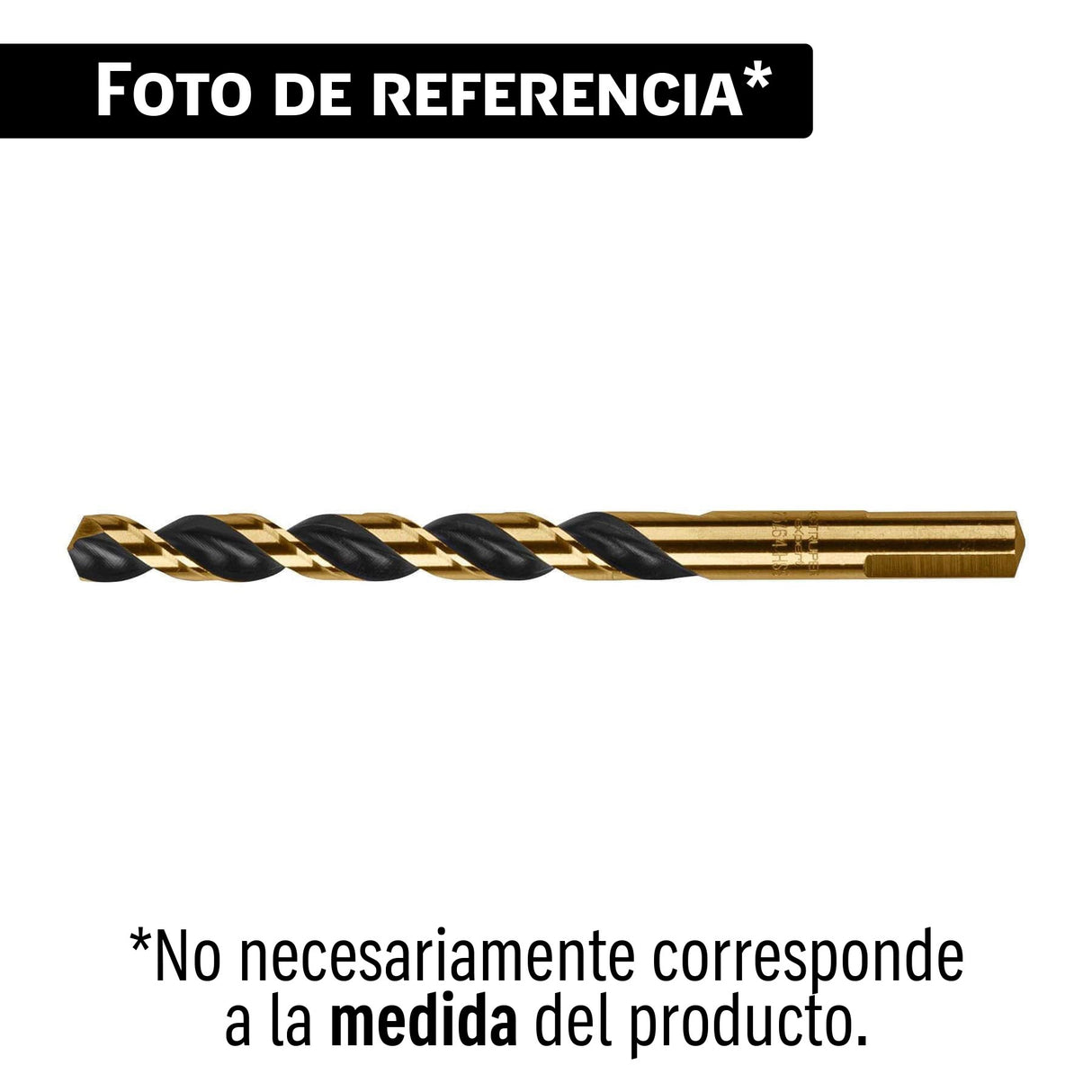 Broca HSS 23/64' TruGold para metal en blister, Expert