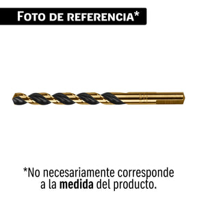Broca HSS 23/64' TruGold para metal en blister, Expert