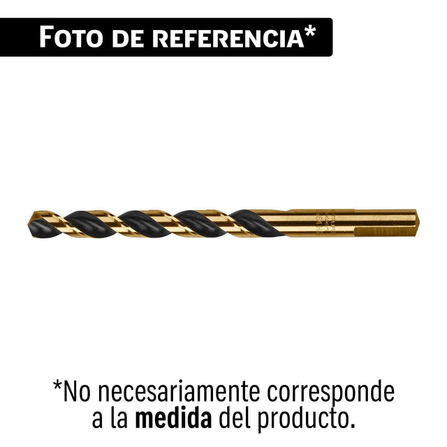 Broca HSS 23/64' TruGold para metal en blister, Expert