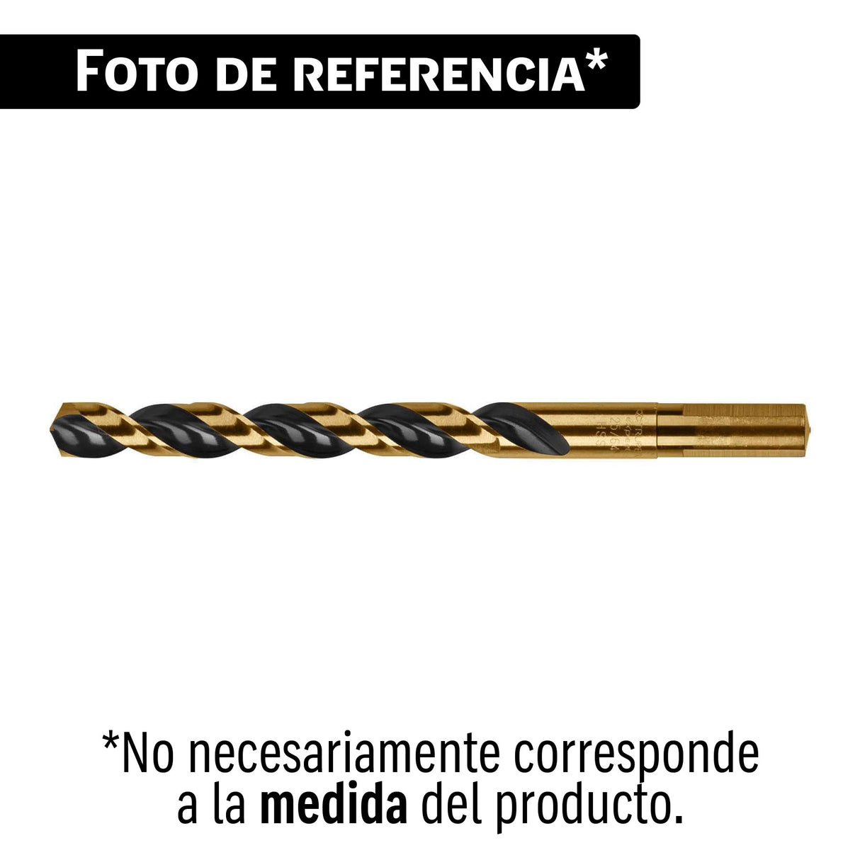 Broca HSS 25/64' TruGold para metal en blister, Expert
