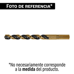 Broca HSS 25/64' TruGold para metal en blister, Expert