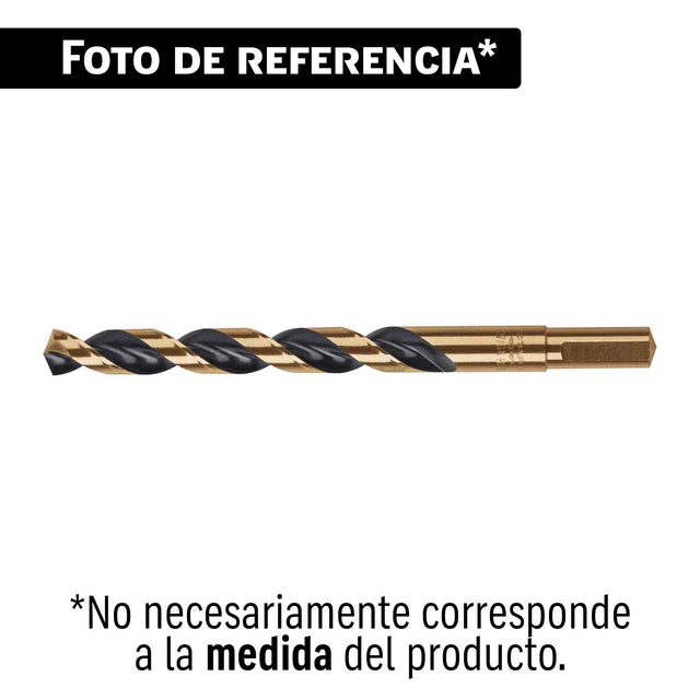 Broca HSS 27/64' TruGold para metal en blister, Expert