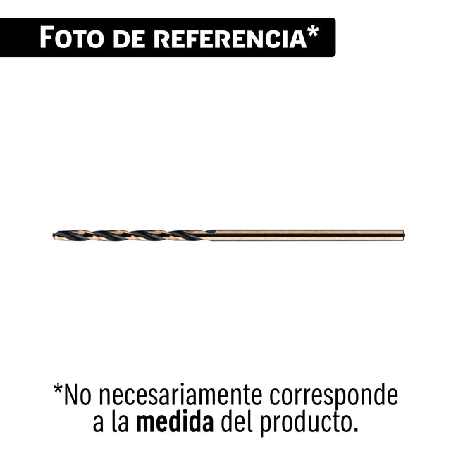 Broca HSS 29/64' TruGold para metal en blister, Expert