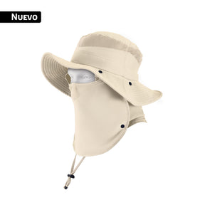 Sombrero de protección solar, color beige con UPF 50 + , Truper