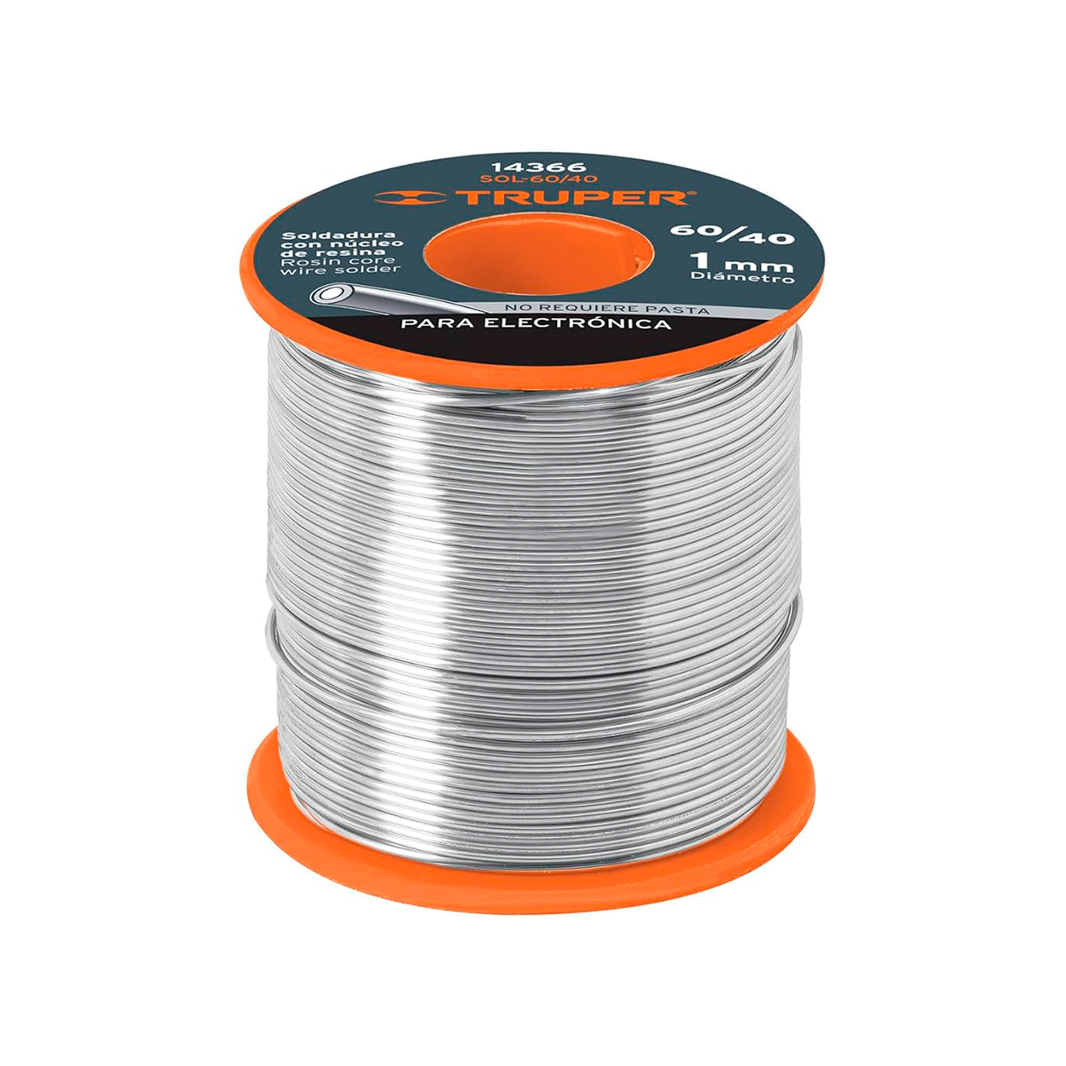Soldadura 60% Estaño / 40% Plomo para Electrónica, 1 kg