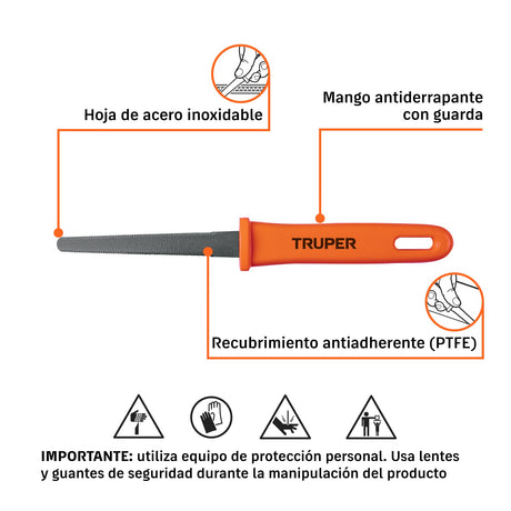 Abre cajas de acero inoxidable de 7-1/2', Truper