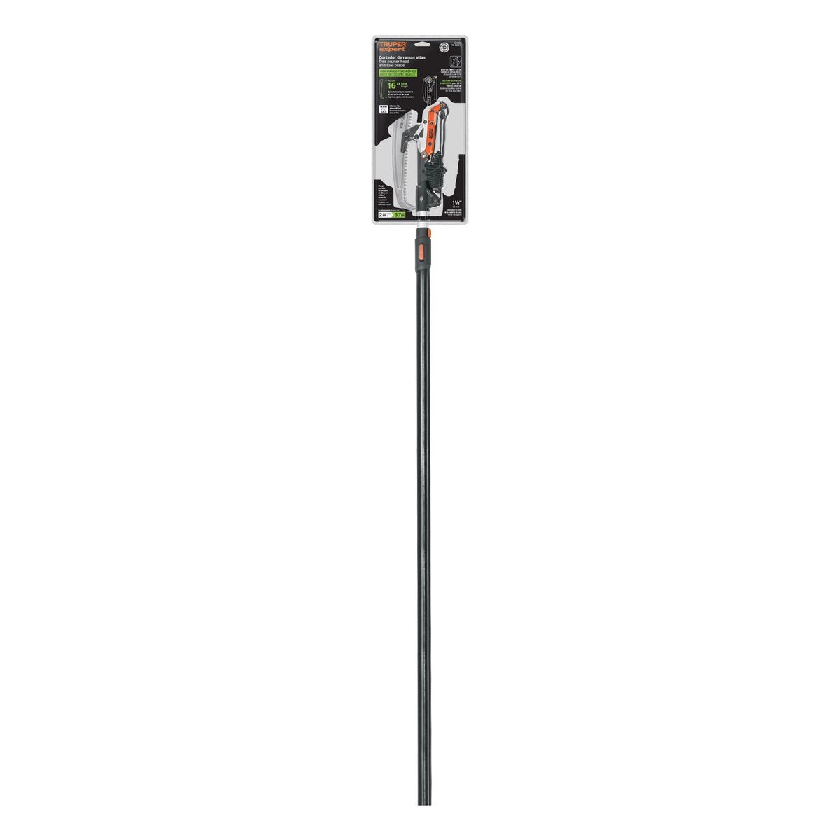 Cortador ramas altas 3.7 m, mango fibra de vidrio y aluminio