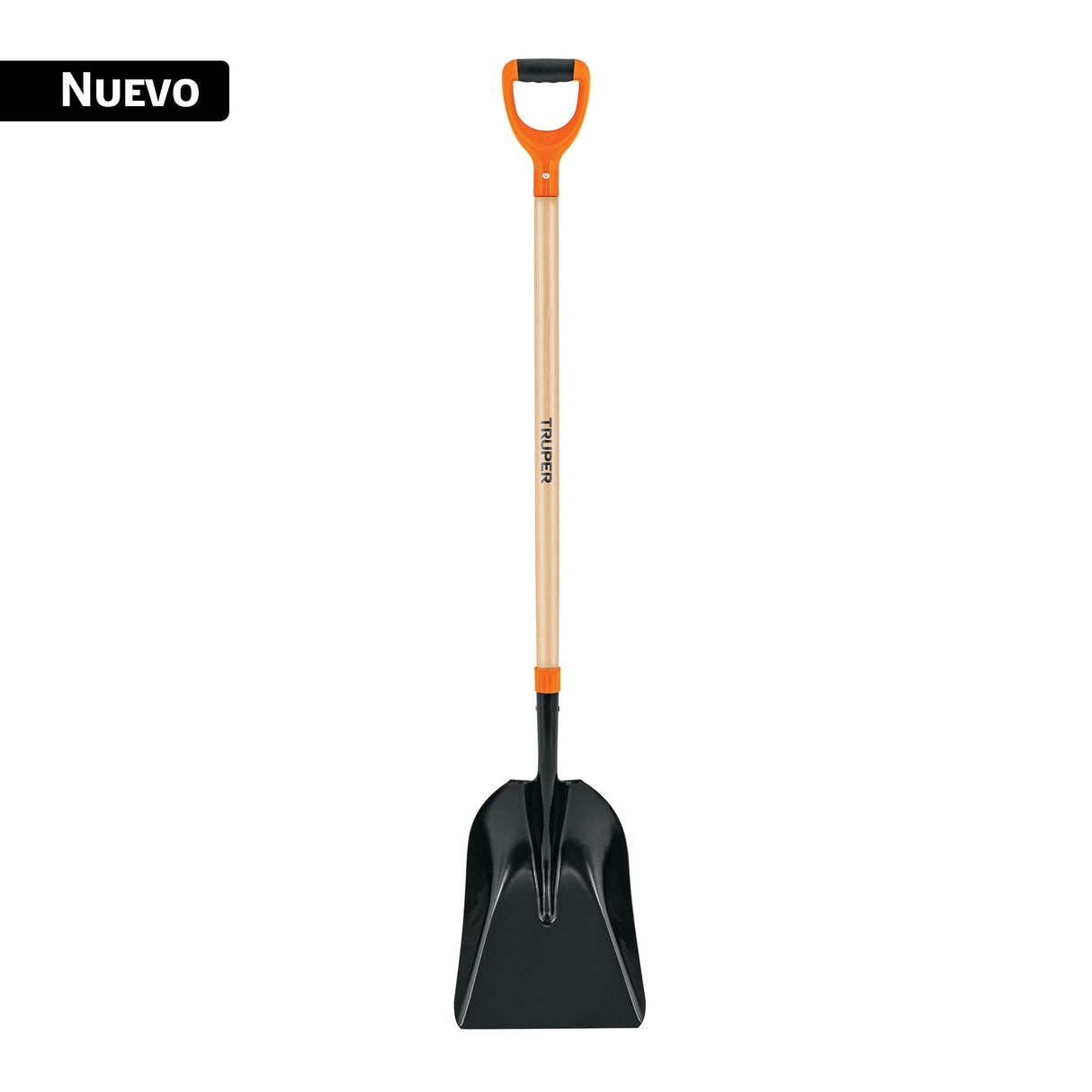 Pala carbonera T-2000, puño 'y', mango 33', Truper