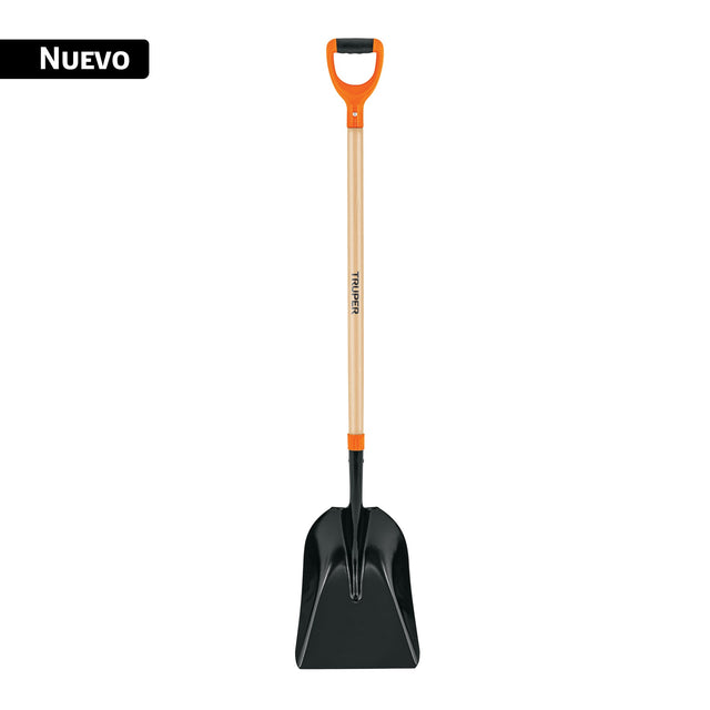Pala carbonera T-2000, puño 'y', mango 33', Truper