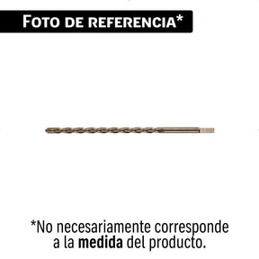 Broca para concreto de 1/2 x 12' en blister, Truper
