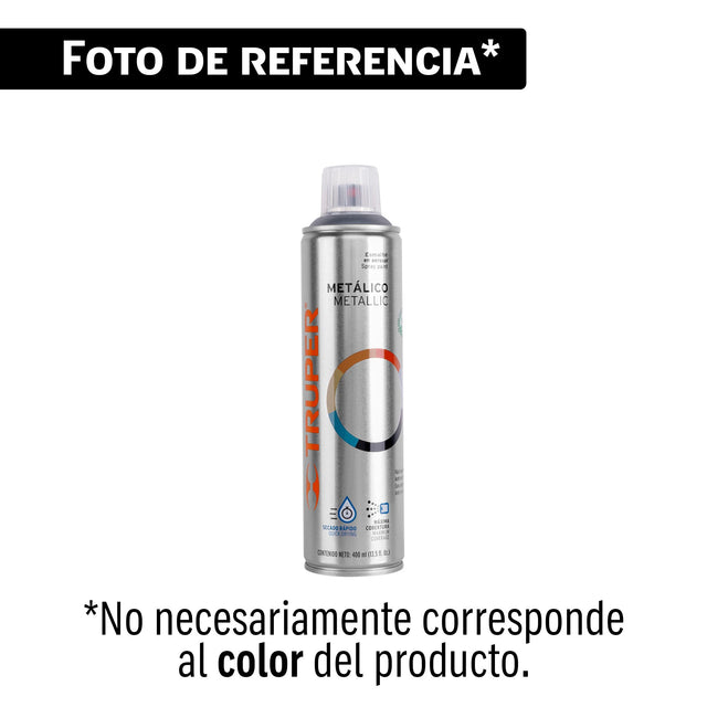 Pintura aerosol violeta, bote esbelto 400 ml, Truper