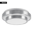 Luminario LED plafón decorativo 9 W 6500K, metálico, Basic