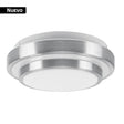 Luminario LED plafón decorativo 15 W 6500K, metálico, Basic